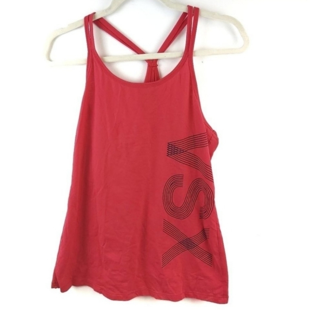 Victoria's Secret VSX Logo Red Racerback Tank Top